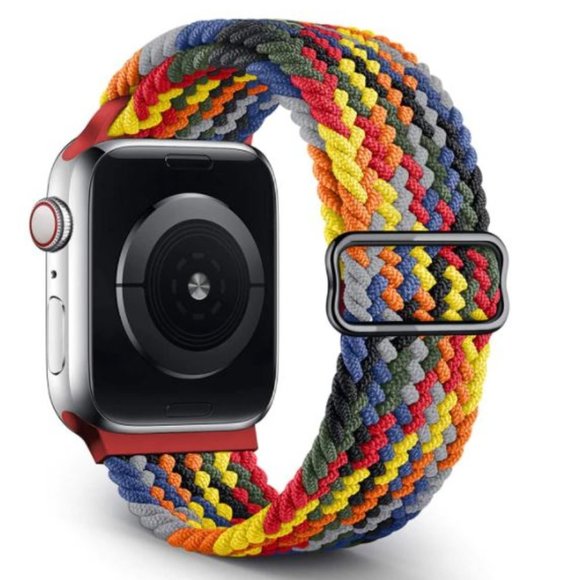 NEW Adjustable Braided Solo Loop For Apple Watch K